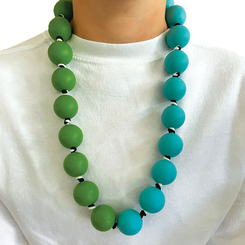 Jumbo bead necklace on sale